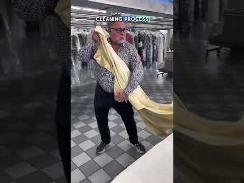 The most incredible vintage wedding dress restoration... #vintage #weddingdress #restoration