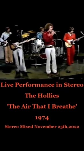 Did you know that Albert Hammond wrote this song? The Hollies (live performance in Stereo) - The Air That I Breathe (1974)#thehollies #theairthatibreathe #fyp #foryou #70smusic #70ssong #allanclarke #tonyhicks #coversong #alberthammondjr #popmusic #throwbacksongs #lovesong #musicvideo #memories