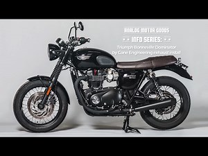 Analog Motor Goods - Triumph Bonneville T120 Cone Engineering Dominator Exhaust Kit Install