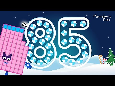 Numberblocks 85 Magic Run Special Christmas - Numberblocks Adventure | Number Counting Go Snowy