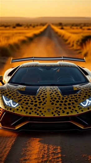 Cheetah speed unleashed.Golden hour drifts. Ultra-fast FPV chase. 🏎️💨.#shorts #lamborghini