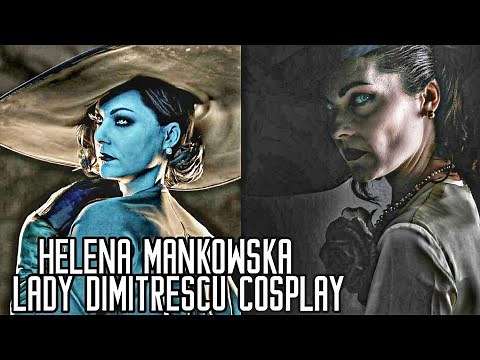 Lady Dimitrescu Cosplay by Helena Mankowska Real Life Face Model Resident Evil 8 Village