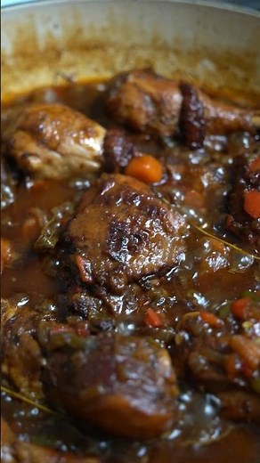The BEST Jamaican Brown Stew Chicken