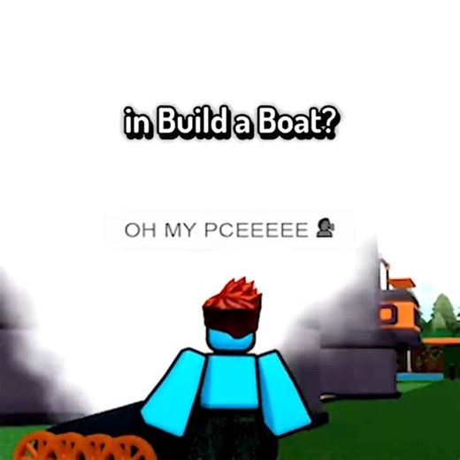 Smoke that NEVER goes away in Build a Boat #roblox #buildaboat