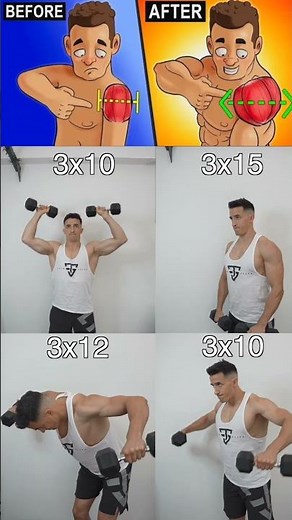 Beginner shoulder workout at home !! 😱