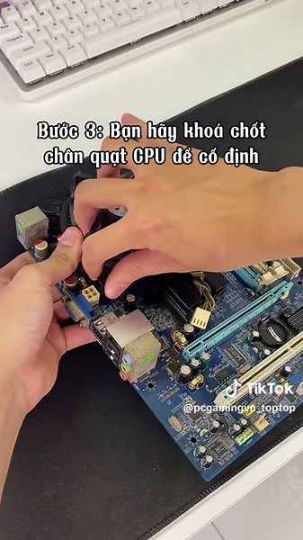 Hướng dẫn cách lắp quạt tản nhiệt cho CPU Intel (P1. Quạt stock)