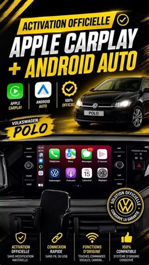 Activation CarPlay + Android Auto Polo