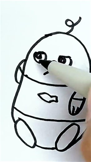 How to draw and color it. Drawing tutorial for beginners. Learn to draw