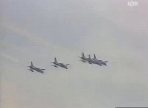Footage of the 1988 Ramstein Air Disaster shows the moment three aircrafts from the Italian Air Force display team crashed. 70 people lost their lives and hundreds more were seriously injured.