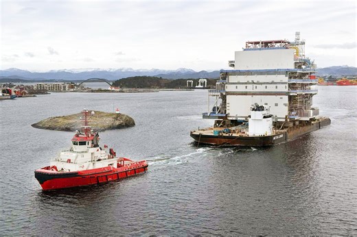 Her slepes Valhall-modulen ut