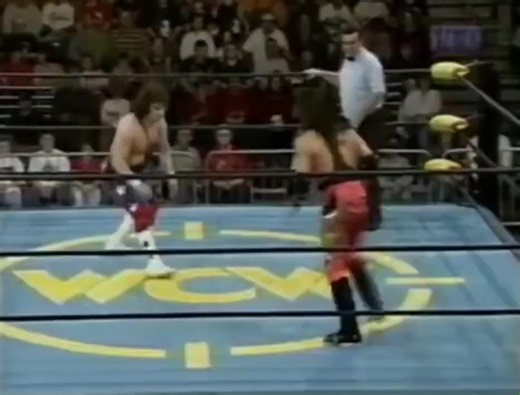 2.6K views · 42 reactions | WCW Cruiserweight Title Match Champion Juventud Guerrera vs Challenger El Dandy WCW Saturday Night 1.10.98 | IDieGaming | Facebook