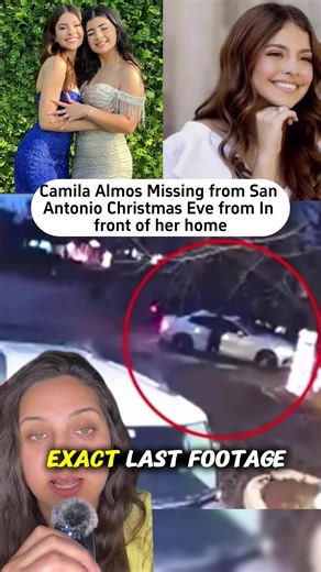 #camilaalmos #camilamendozaolmos #camilamendoza #sanantoniotx #truecrime Camila Mendoza almos disappeared from her home in Northwest Bexar County San Antonio, Texas. She was last seen on home surveillance about 6:58 AM standing outside her house looking through her vehicle, but her car was left behind investigators believe she walked away on foot carrying only her car keys and possibly her drivers license. Camila's phone was found,turned off on her bed and her mother Rosario at first thought she