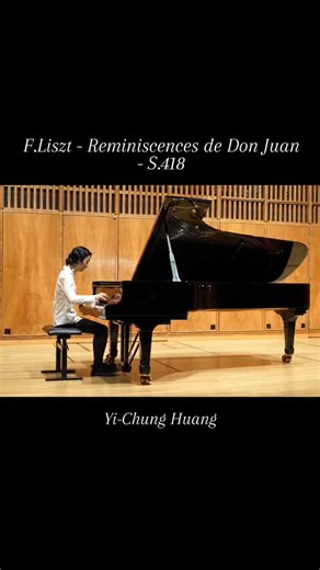 Bestpianist on Instagram: "🎹 Yi-Chung Huang — Liszt: Réminiscences de Don Juan, S.418 (excerpt) Recorded live at the Elevato Piano Competition in Bern, Switzerland (July 17, 2021), this excerpt captures Yi-Chung Huang performing Liszt’s monumental Réminiscences de Don Juan as the final piece of his program. Based on themes from Mozart’s opera Don Giovanni, this work is one of Liszt’s most demanding paraphrases — a true opera for piano. It blends dazzling virtuosity with dramatic storytelling, s