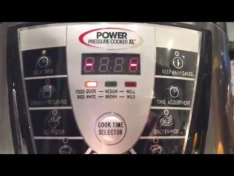 Power Pressure Cooker XL fails (E1 error)