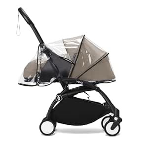 Stokke YOYO Rain Cover for 0+ Newborn Pack - Protect Baby from Bad Weather - Easy to Install & Store - Includes Storage Bag