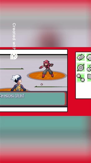 Team Magma Grunt Battle Blaziken vs Numel in Pokemon FireRed!