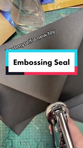 Crafting Fun with a New Embossing Seal!