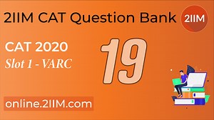 CAT 2020 | Slot 1 | Verbal Ability and Reading Comprehension | 2IIM CAT Coaching