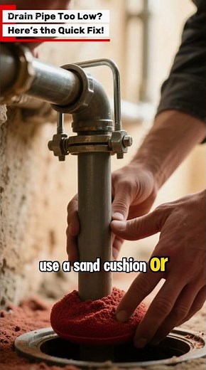 Drain Pipe Too Low? Here’s the Quick Fix!