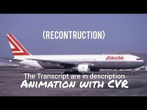 Lauda Air Flight 004 Crash || Animation with CVR. (Subtitles/CC On)