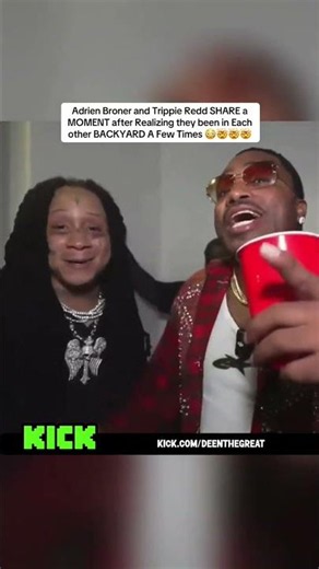 Adrien Broner and Trippie Redd SHARE a MOMENT after Realizing they been in Each other BACKYARD A Fe…