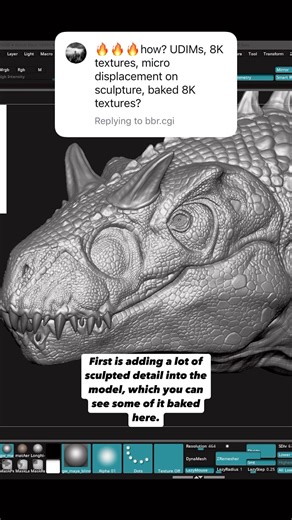 All about the layers and layers to get a result #3d #art #3dart #3dmodeling #digitalart