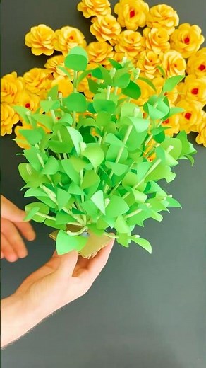 Beautiful Paper Flower Tree 🌸 | Easy DIY Craft | Handmade Art Idea