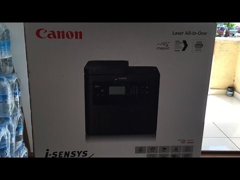 Canon i-sensys unboxing mf216n black & white airprint. Canon mf211 mf212w mf217w