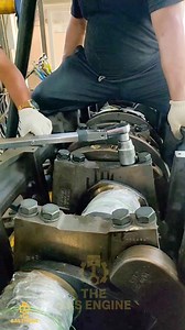 Tightening it right from the start! 🔧 Applying initial torque on main bearing bolts — the foundation of a strong crankshaft setup. Precision, patience, and power all in one move! 💪⚙️ #fblifestyle #caterpillar #G3516 #thegasengine #mainbearing #overhaul #work #dedication | The Gas Engine