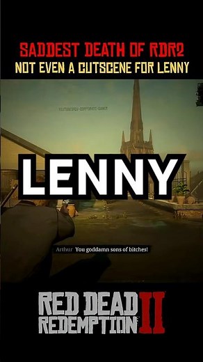 RDR2: Saddest Moment Lenny,s Death #rdr2 #reddeadredemption2 #gaming #shorts #gta6