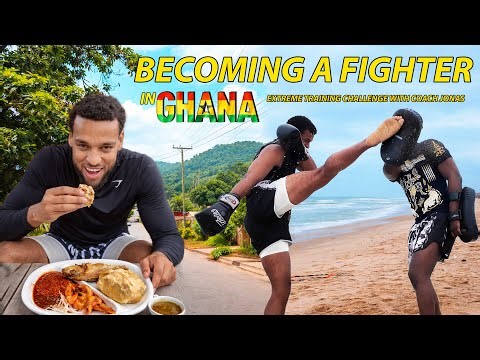 EXTREME GHANA BOXING TRAINING 🇬🇭 BEACH WORKOUT, HILL RUNS, FITRIP GYM + LOST ID CARD STORY!
