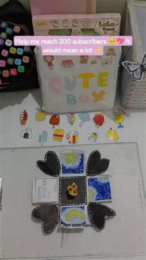 DIY Explosion Box Gift 🎁✨ | Aesthetic Handmade Surprise 💙 #DIYGift #ExplosionBox #HandmadeGift