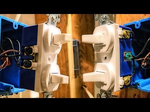How to Wire a Double Switch - How to Install Two Switches. #switch #electrician