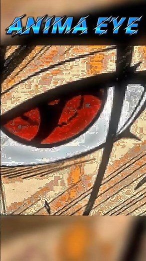 Itachi Sharingan Pixel Art Build 🔥 | Minecraft Anime Eye 👁️