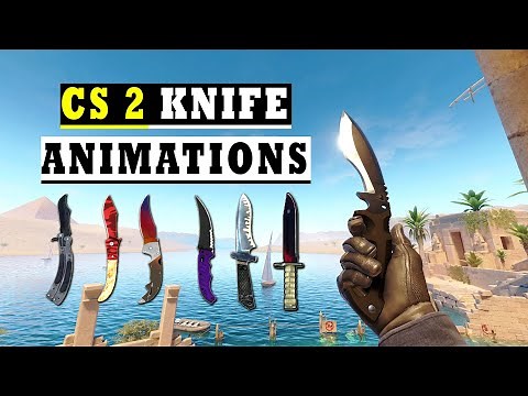 CS2 All Knife Skins And Rare Animations