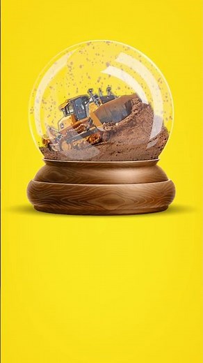 Snow Globe... But Make it Construction ❄️ | John Deere