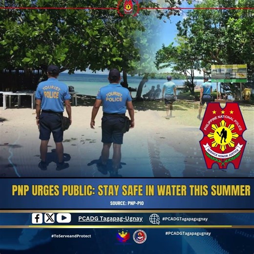PNP URGES PUBLIC: STAY SAFE IN WATER THIS SUMMER