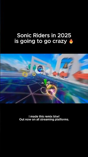 Sonic Riders in 2025 is going to go crazy 🔥