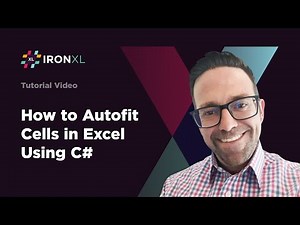 How to Autofit Cells in Excel Using C# | IronXL