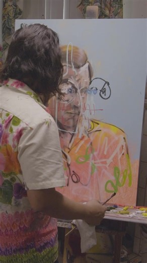 David Choe's Captivating Portrait Timelapse Art