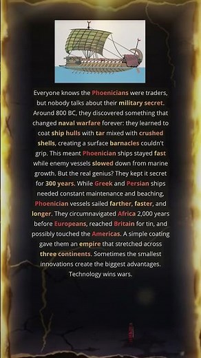 Phoenicians Hid Naval Technology Centuries