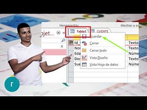 ¿Cómo crear una base de datos y sus partes en Microsoft access?