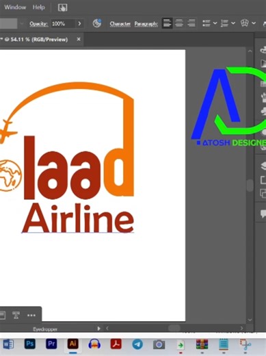 ‏#vector Logo Design#fyp #foryoupage #ramadan #adobeillustrator #design