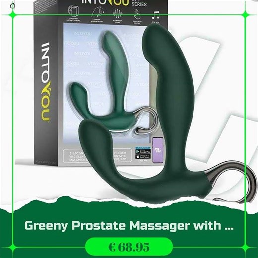 Greeny Prostate Massager with Finger Wiggling and App