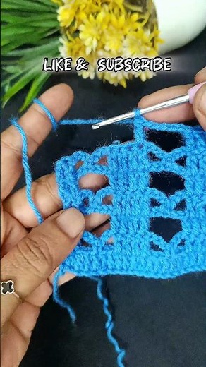 WOW ! Easy & Stylish Pattern | Crochet tutorial for TRIANGLE SHAWL, SCARF