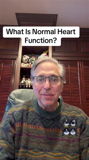 What is a normal heart function and how does an echocardiogram measure it? Remember not everyone needs an echo. #heart #medicine #health #healthcare #drevanlevine