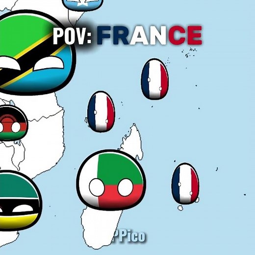 Hey France, Just choose one continent bro! 😭💔🥀 🇫🇷 |#countryballs #animation #shorts