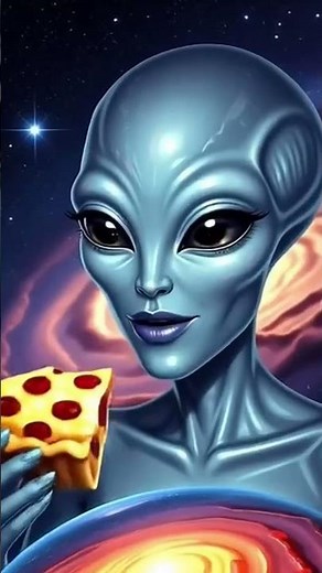 Alien Girl Devours Pie in Tingly ASMR | So Satisfying!