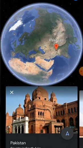 where is Pakistan located in world 🌎 map by Google Earth