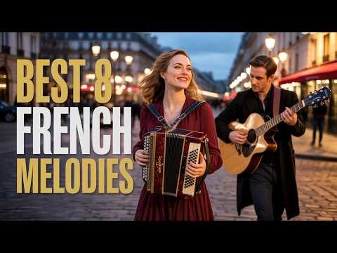 The Best 8 Beautiful French Folk Instrumentals 🇫🇷 | Classic Accordion & Guitar Melodies